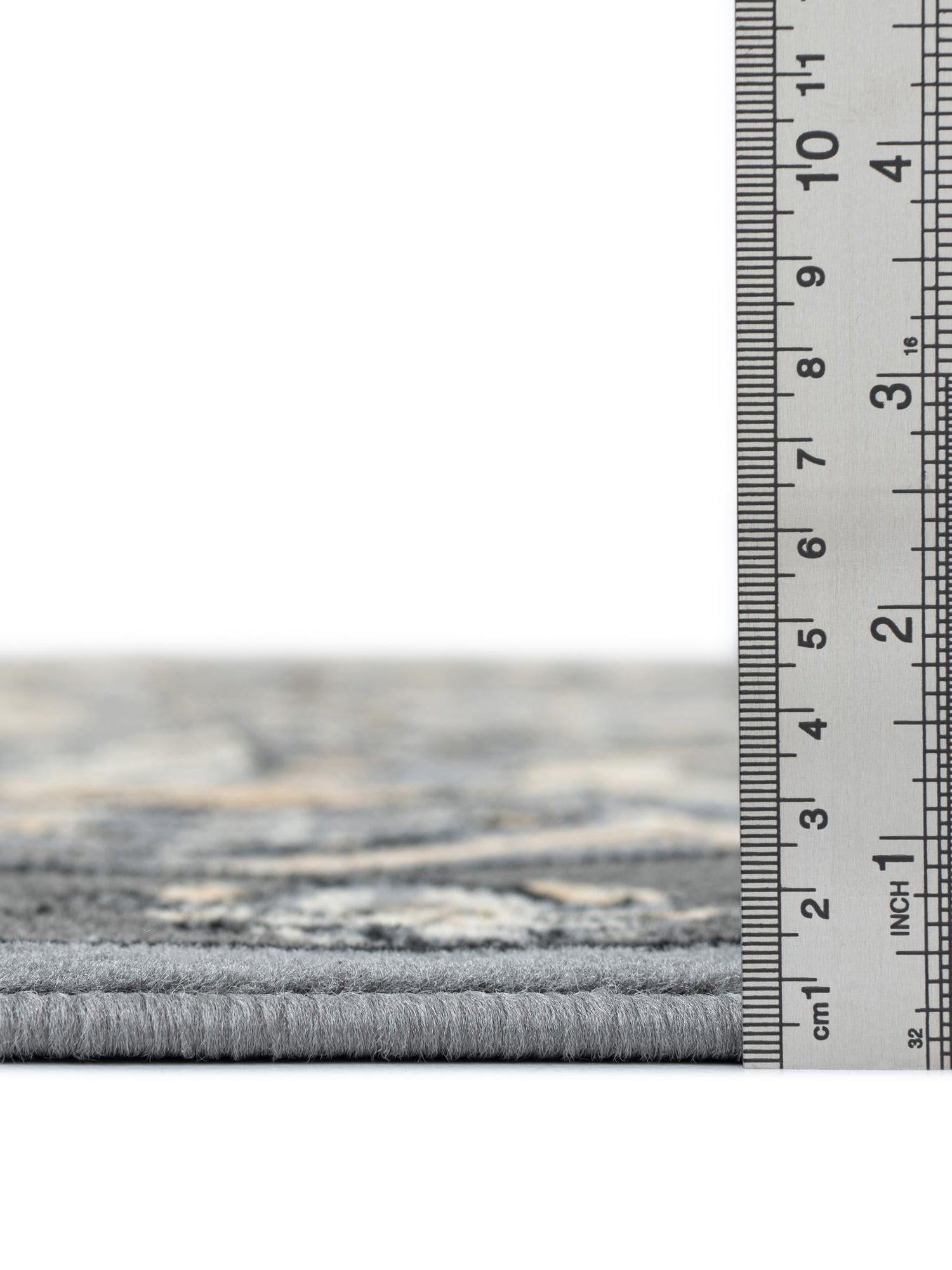 Dark Gray 7' 10 x 10' Espahan Rectangle Area Rug 100% Polypropylene Stain Resistant Carpet With Cotton Backing Vivid Colorful Traditional Interior Design for Sale at Rug Engine