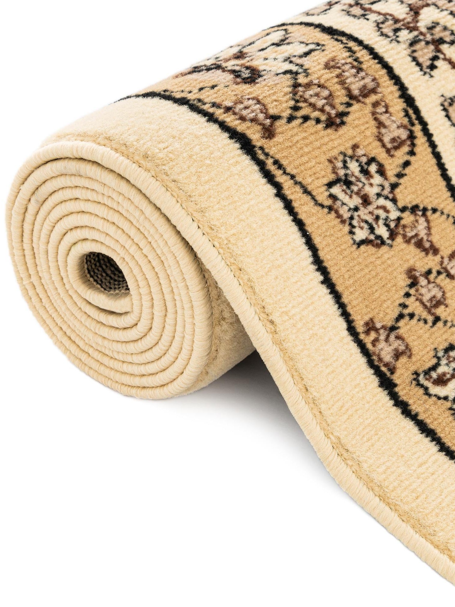 Ivory 7' 10 x 10' Espahan Rectangle Area Rug 100% Polypropylene Stain Resistant Carpet With Cotton Backing Vivid Colorful Traditional Interior Design for Sale at Rug Engine