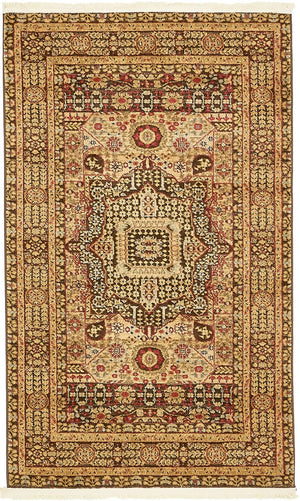 Brown 3' 1 x 5' 3 Palace Rectangle Area Rug