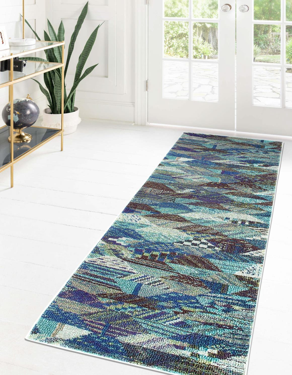 Blue 2' 2 x 6' 9 Sedona Runner Area Rug