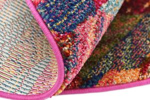 Multicolor 3' 3 x 3' 3 Sedona Round Area Rug