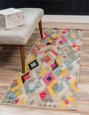 Multicolor 3' x 10' Sedona Runner Rug
