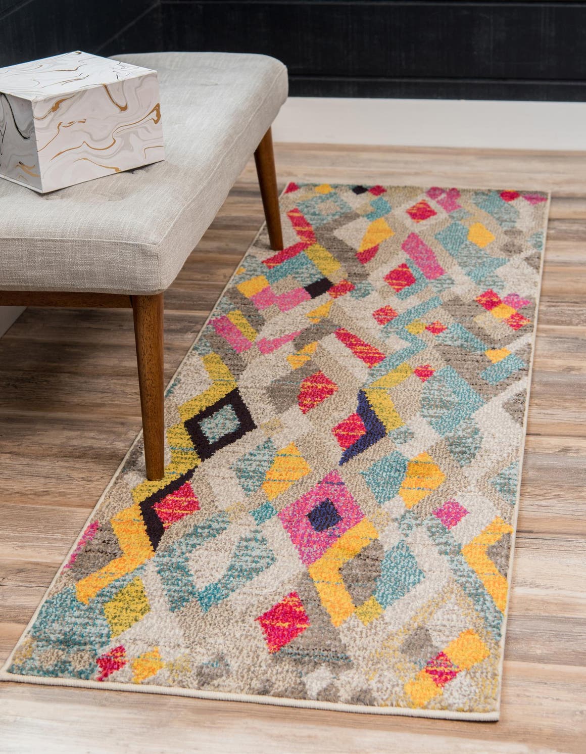 Multicolor 2' 2 x 6' 9 Sedona Runner Area Rug