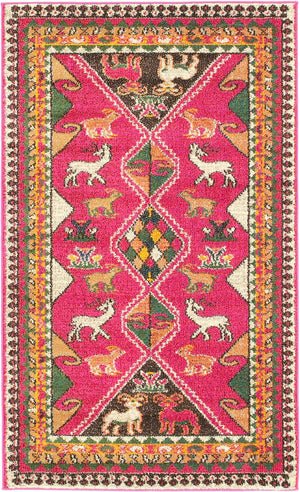 Pink 3' 3 x 5' 3 Sedona Rectangle Area Rug