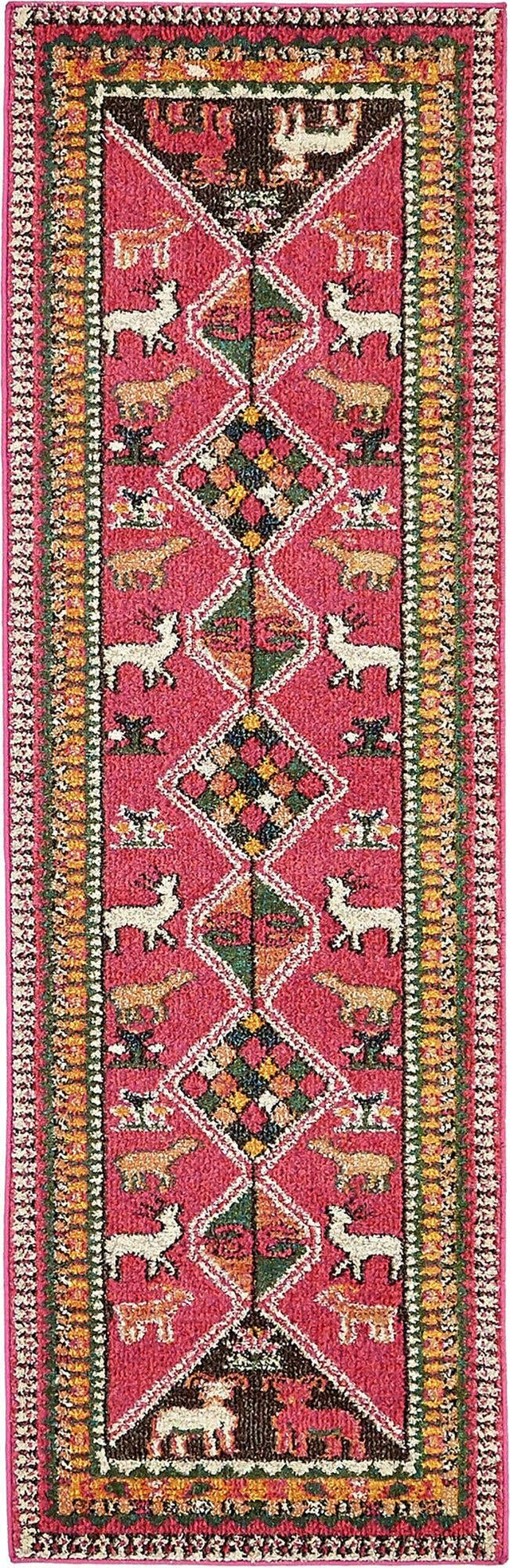 Pink 2' 2 x 6' 9 Sedona Runner Area Rug