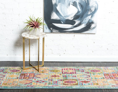 Light Blue 2' 2 x 6' 9 Sedona Runner Area Rug