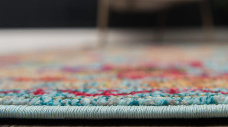 Light Blue 2' 2 x 6' 9 Sedona Runner Area Rug Durable Long Lasting Carpet for Living Rooms, Kitchen, Bedrooms, Office Space, Dorms for Sale at Rug Engine