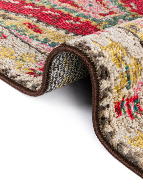 Multicolor 2' 2 x 6' 9 Sedona Runner Area Rug Durable Long Lasting Carpet for Living Rooms, Kitchen, Bedrooms, Office Space, Dorms for Sale at Rug Engine