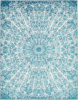 Turquoise 9' x 12' 2 Sofia Rectangle Rug