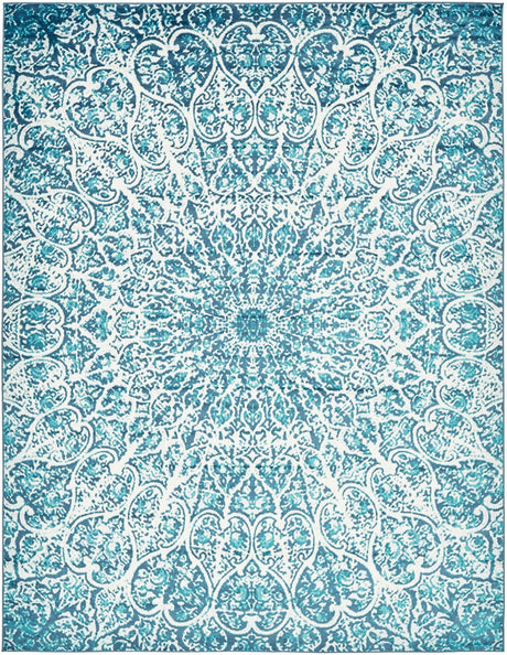 Turquoise 9' x 12' 2 Sofia Rectangle Rug
