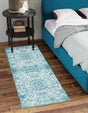 Turquoise 2' x 7' Sofia Runner Rug