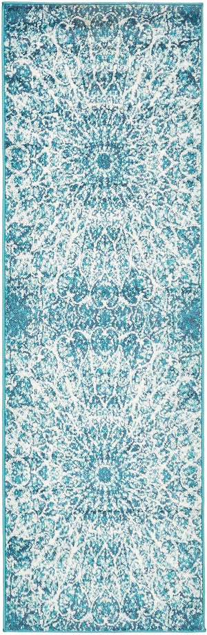 Turquoise 2' x 7' Sofia Runner Rug