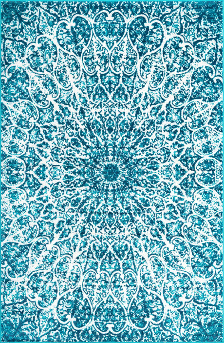 Turquoise 5' 1 x 8' Sofia Rectangle Rug