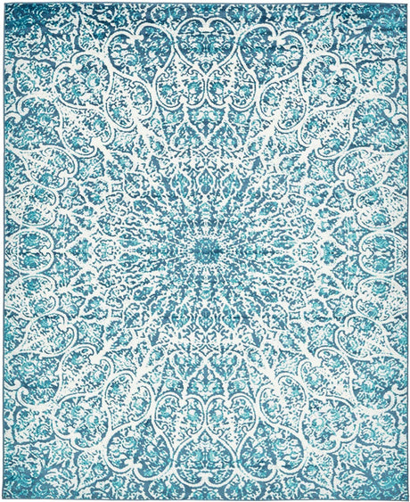 Turquoise 8' x 10' Sofia Rectangle Rug