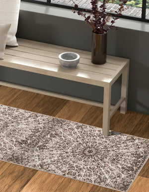 Brown 2' x 13' 1 Sofia Runner Rug