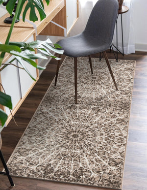 Brown 2' x 13' 1 Sofia Runner Rug