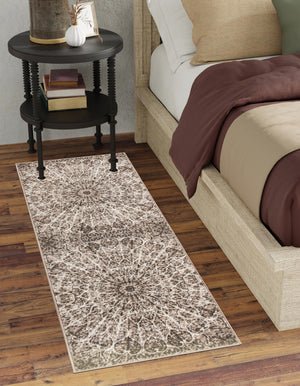 Brown 2' x 13' 1 Sofia Runner Rug