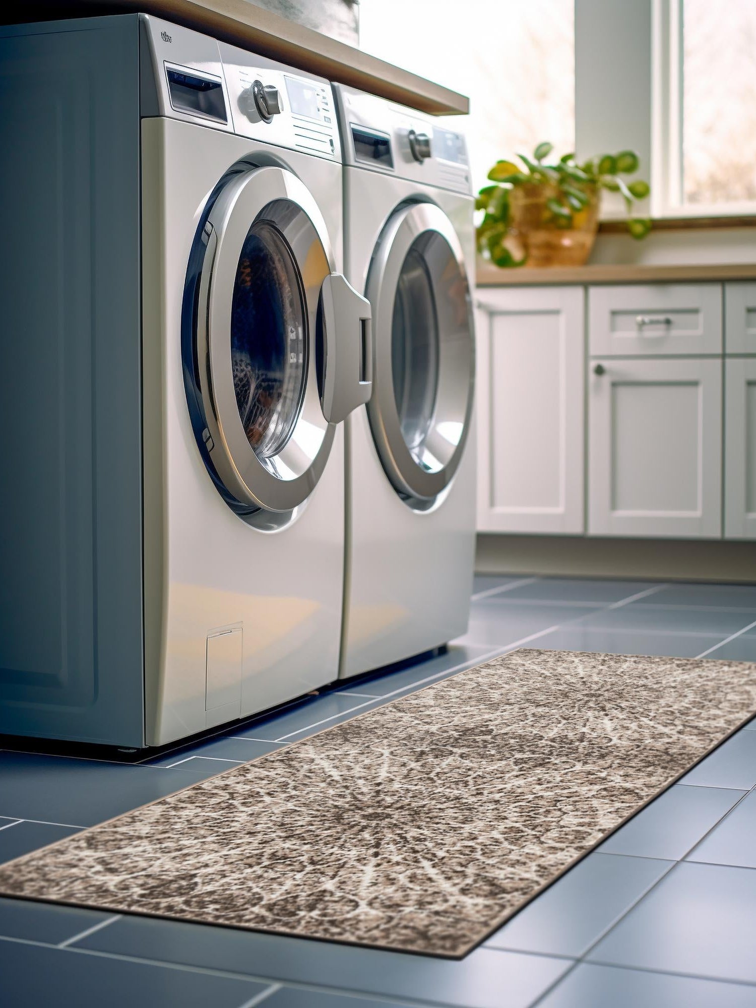 Brown 3' 3 x 16' 5 Sofia Runner Area Rug Durable Easy Clean Stain Resistant Unique Carpet for Affordable Interior Home Design for Sale at Rug Engine