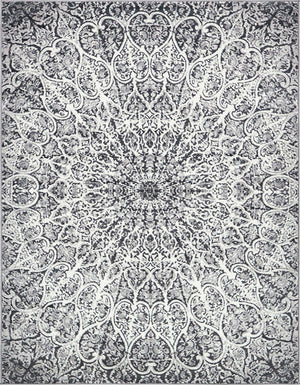 Dark Gray 9' x 12' Sofia Rectangle Area Rug Durable Easy Clean Stain Resistant Unique Carpet for Affordable Interior Home Design for Sale at Rug Engine