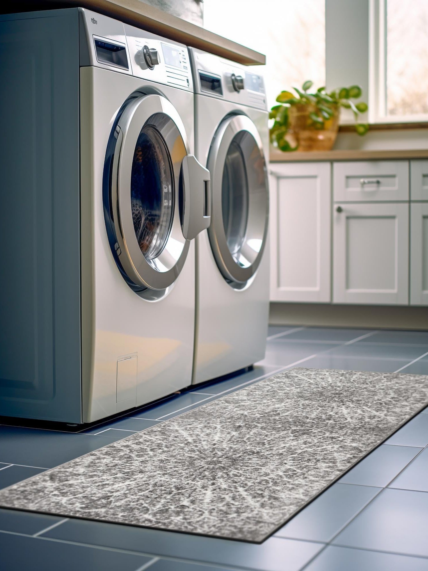 Dark Gray 3' 1 x 19' 8 Sofia Runner Area Rug Durable Easy Clean Stain Resistant Unique Carpet for Affordable Interior Home Design for Sale at Rug Engine