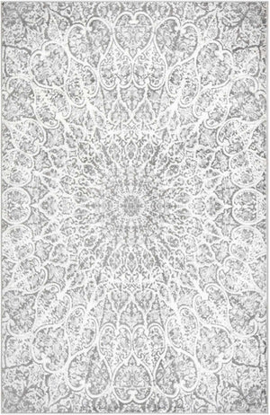 Dark Gray 5' 3 x 8' Sofia Rectangle Area Rug Durable Easy Clean Stain Resistant Unique Carpet for Affordable Interior Home Design for Sale at Rug Engine