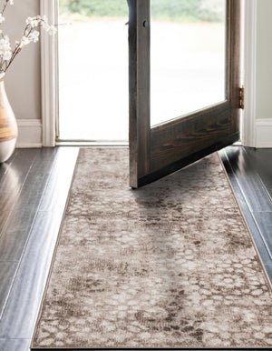 Brown 2' x 13' 1 Sofia Runner Rug