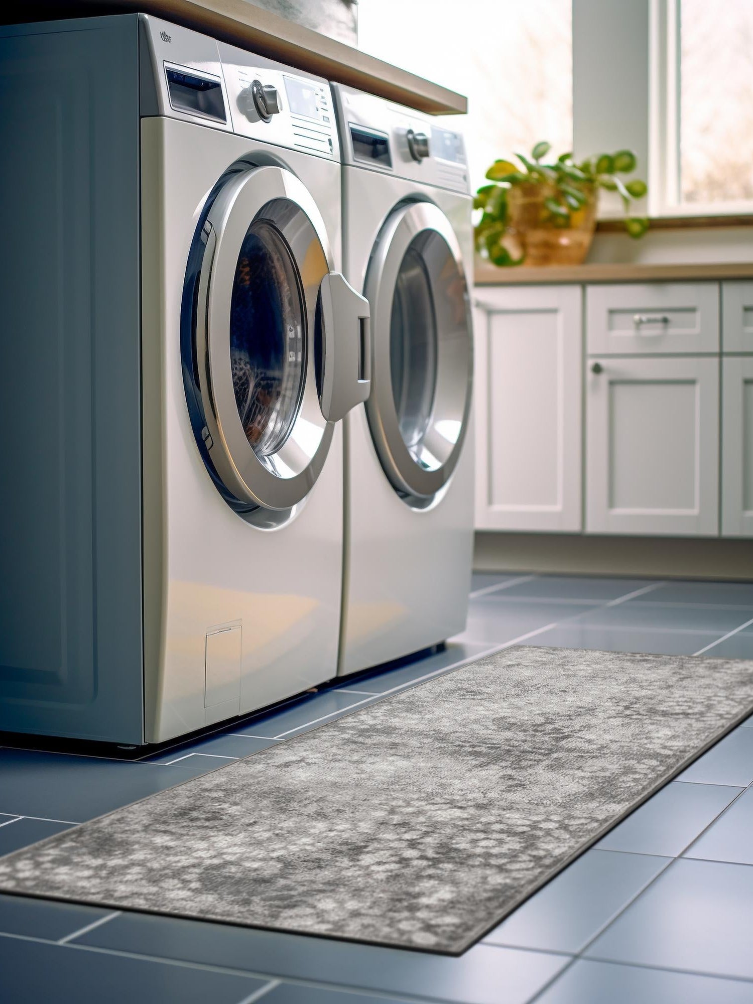 Dark Gray 3' 3 x 16' 5 Sofia Runner Area Rug Durable Easy Clean Stain Resistant Unique Carpet for Affordable Interior Home Design for Sale at Rug Engine