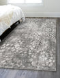 Dark Gray 7' 10 x 10' Sofia Rectangle Area Rug Durable Easy Clean Stain Resistant Unique Carpet for Affordable Interior Home Design for Sale at Rug Engine