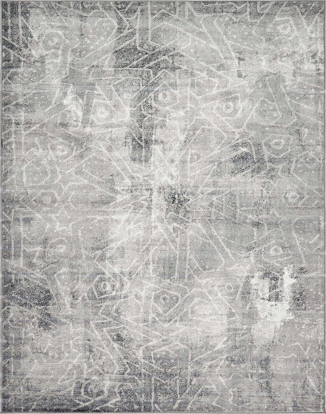 Dark Gray 9' x 12' Sofia Rectangle Area Rug Durable Easy Clean Stain Resistant Unique Carpet for Affordable Interior Home Design for Sale at Rug Engine
