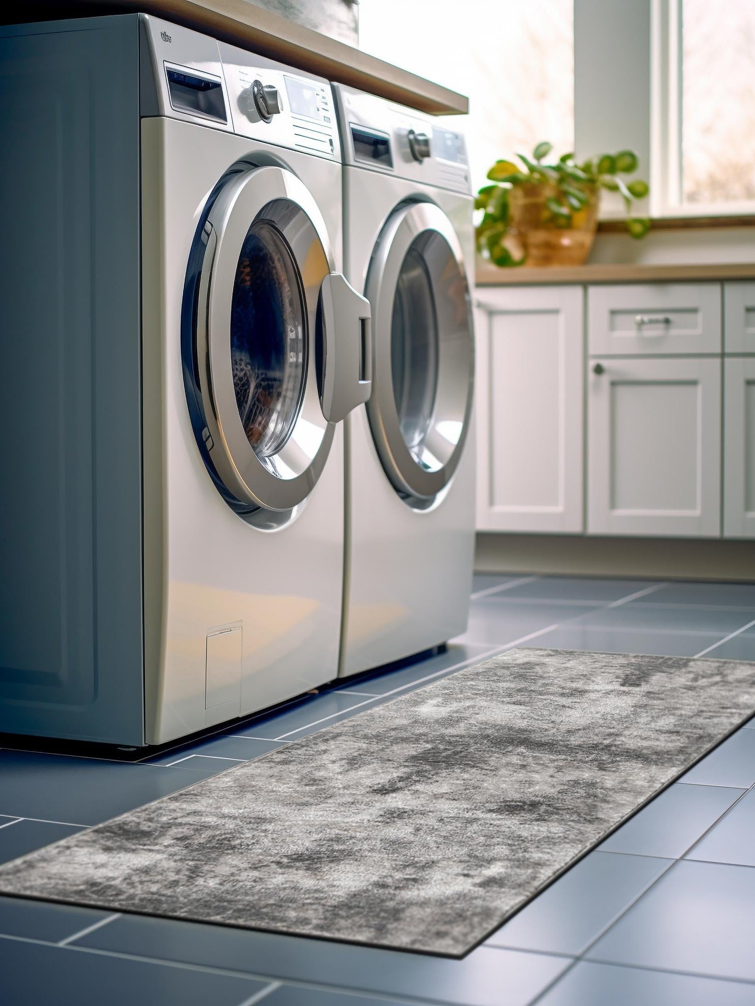 Dark Gray 2' x 9' 10 Sofia Runner Area Rug Durable Easy Clean Stain Resistant Unique Carpet for Affordable Interior Home Design for Sale at Rug Engine
