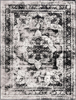 Black 9' x 12' Sofia Rectangle Rug