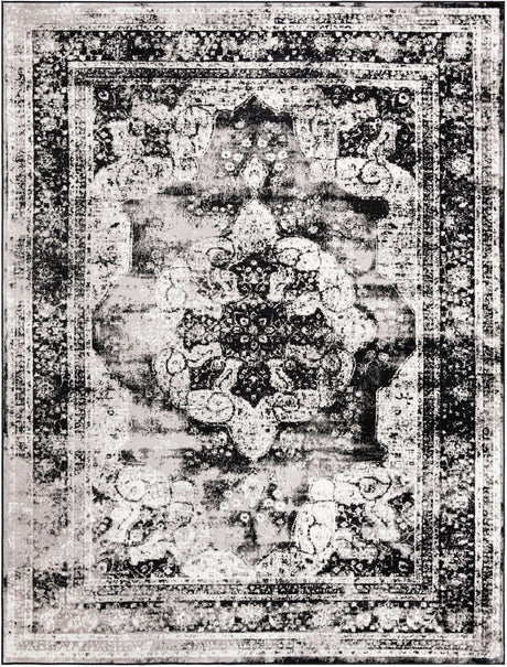 Black 9' x 12' Sofia Rectangle Rug