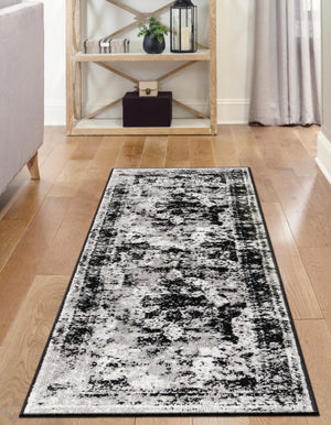 Black 2' x 7' Sofia Runner Rug