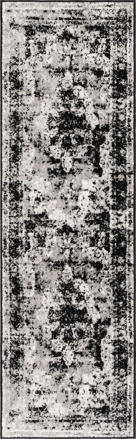Black 2' x 7' Sofia Runner Rug