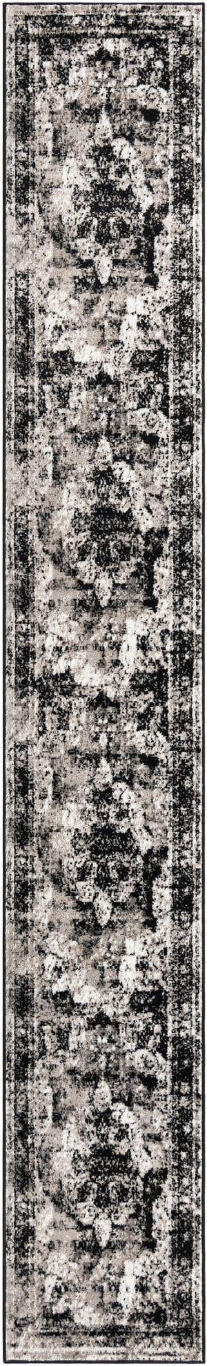 Black 2' x 13' 1 Sofia Runner Rug