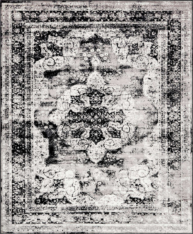 Black 8' x 10' Sofia Rectangle Rug