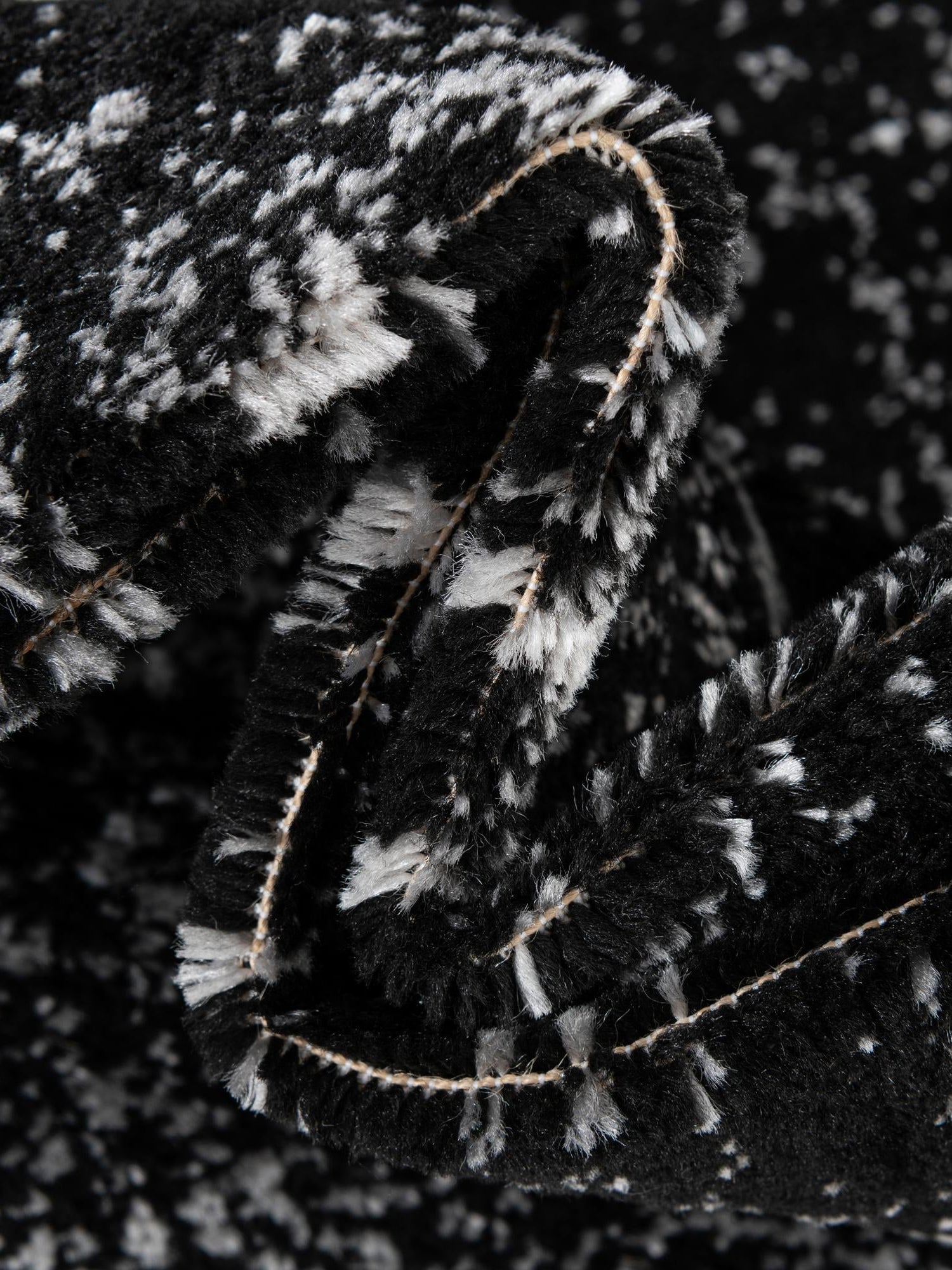 Black 2' x 8' Sofia Runner Area Rug Durable Easy Clean Stain Resistant Unique Carpet for Affordable Interior Home Design for Sale at Rug Engine