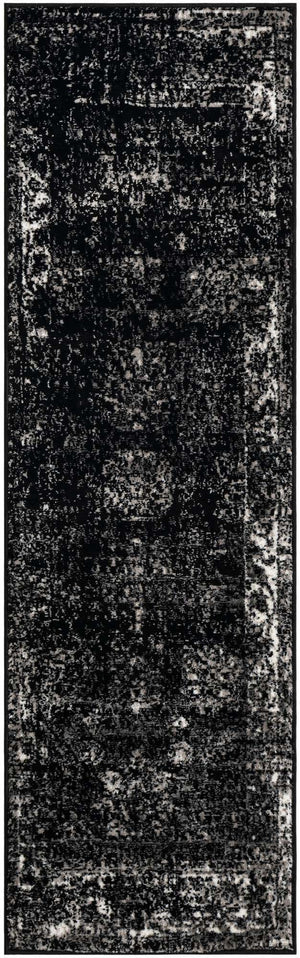 Black 2' x 7' Sofia Runner Rug