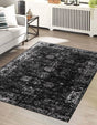 Black 4' 1 x 6' 1 Sofia Rectangle Rug