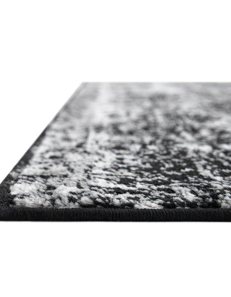 Black 3' 1 x 5' 3 Sofia Rectangle Area Rug Durable Easy Clean Stain Resistant Unique Carpet for Affordable Interior Home Design for Sale at Rug Engine