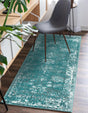 Turquoise 2' x 7' Sofia Runner Rug