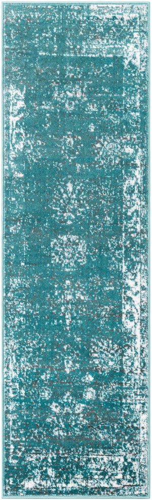 Turquoise 2' x 7' Sofia Runner Rug