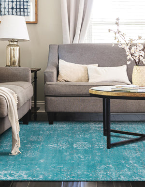 Turquoise 5' 3 x 8' Sofia Rectangle Rug