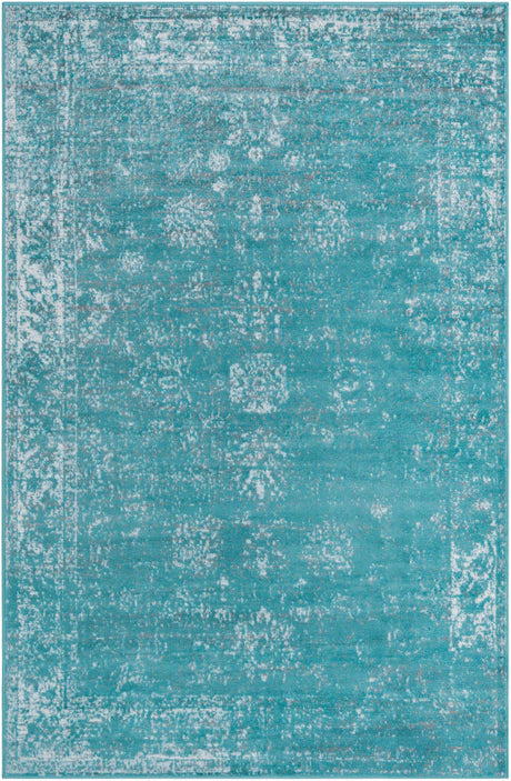 Turquoise 5' 3 x 8' Sofia Rectangle Rug