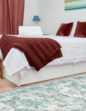 Turquoise 2' x 13' 1 Sofia Runner Rug