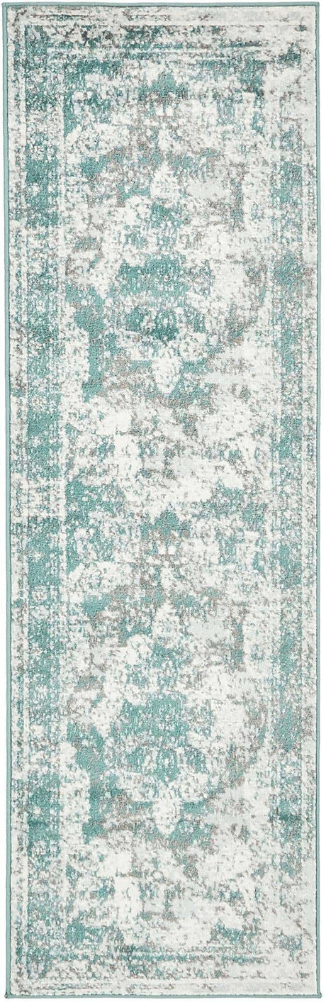 Turquoise 2' x 7' Sofia Runner Rug