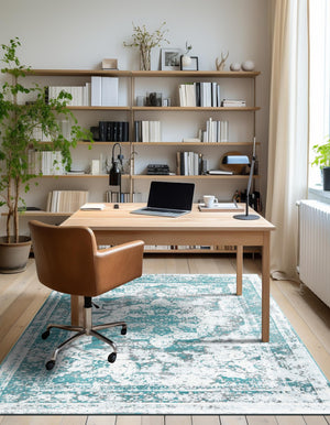 Turquoise 4' 1 x 6' 1 Sofia Rectangle Rug