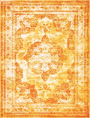 Orange 9' x 12' 2 Sofia Rectangle Rug