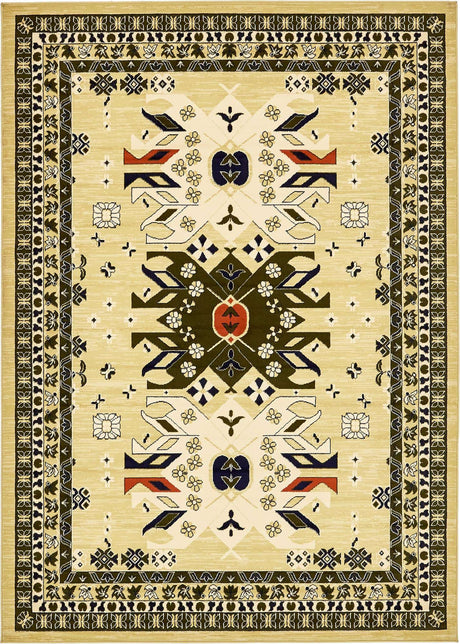 Cream 7' 1 x 10' Taftan Rectangle Area Rug
