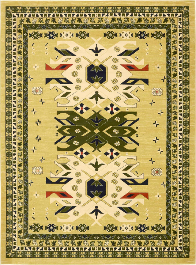 Cream 9' x 12' Taftan Rectangle Area Rug